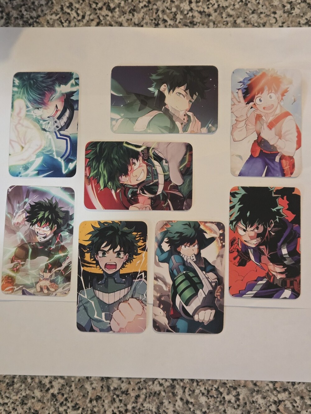 My Hero Academia Deku Photo Card Set - Green